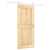 Sliding Door with Hardware Set 90x210 cm Solid Wood Pine