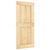 Sliding Door with Hardware Set 90x210 cm Solid Wood Pine