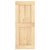 Sliding Door with Hardware Set 85x210 cm Solid Wood Pine