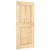 Sliding Door with Hardware Set 90x210 cm Solid Wood Pine