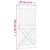 Sliding Door with Hardware Set 95x210 cm Solid Wood Pine