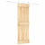 Sliding Door with Hardware Set 70x210 cm Solid Wood Pine