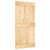 Sliding Door with Hardware Set 100x210 cm Solid Wood Pine