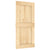 Sliding Door with Hardware Set 95x210 cm Solid Wood Pine