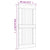 Sliding Door with Hardware Set 95x210 cm Solid Wood Pine