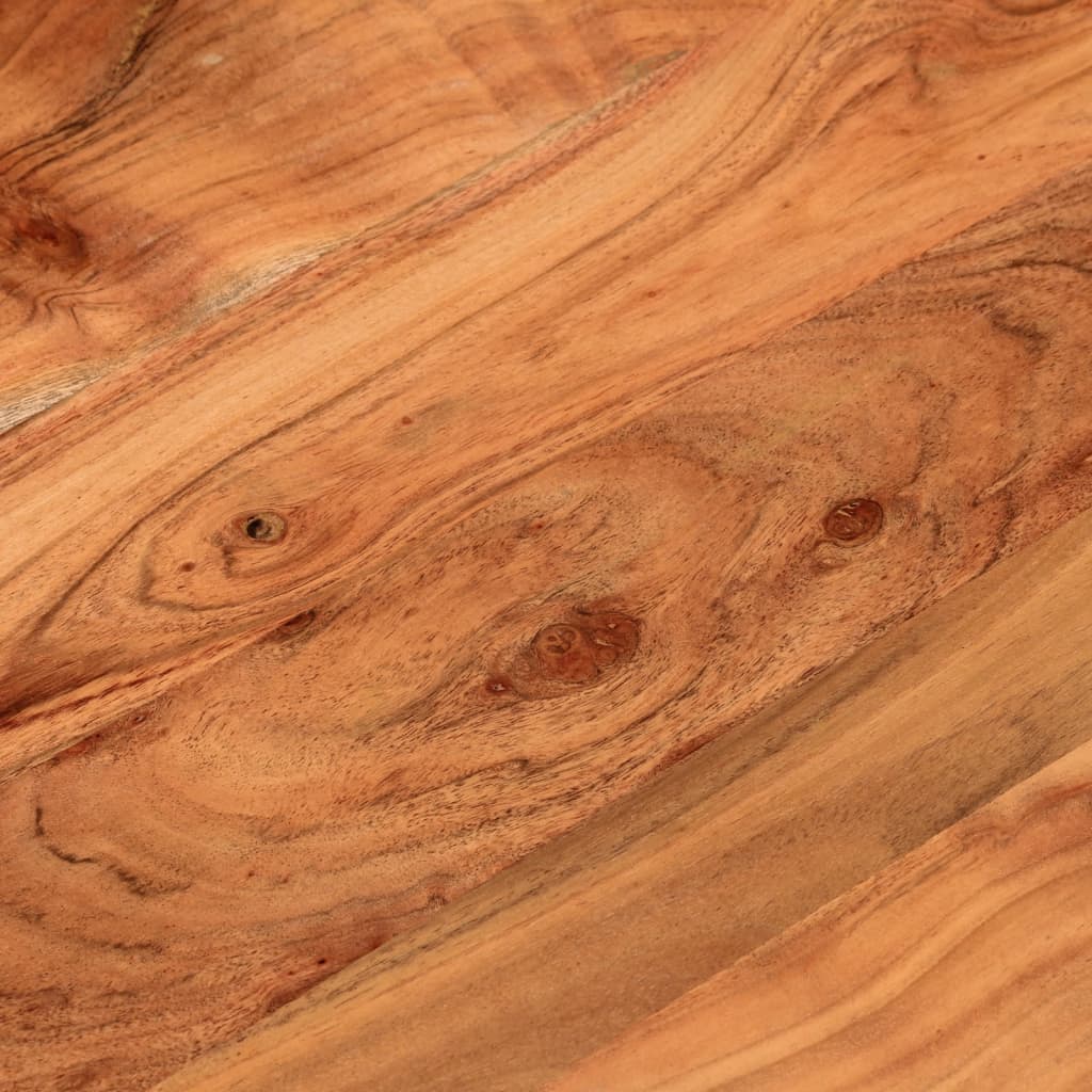 Table Top Ø50x2.5 cm Round Solid Wood Acacia