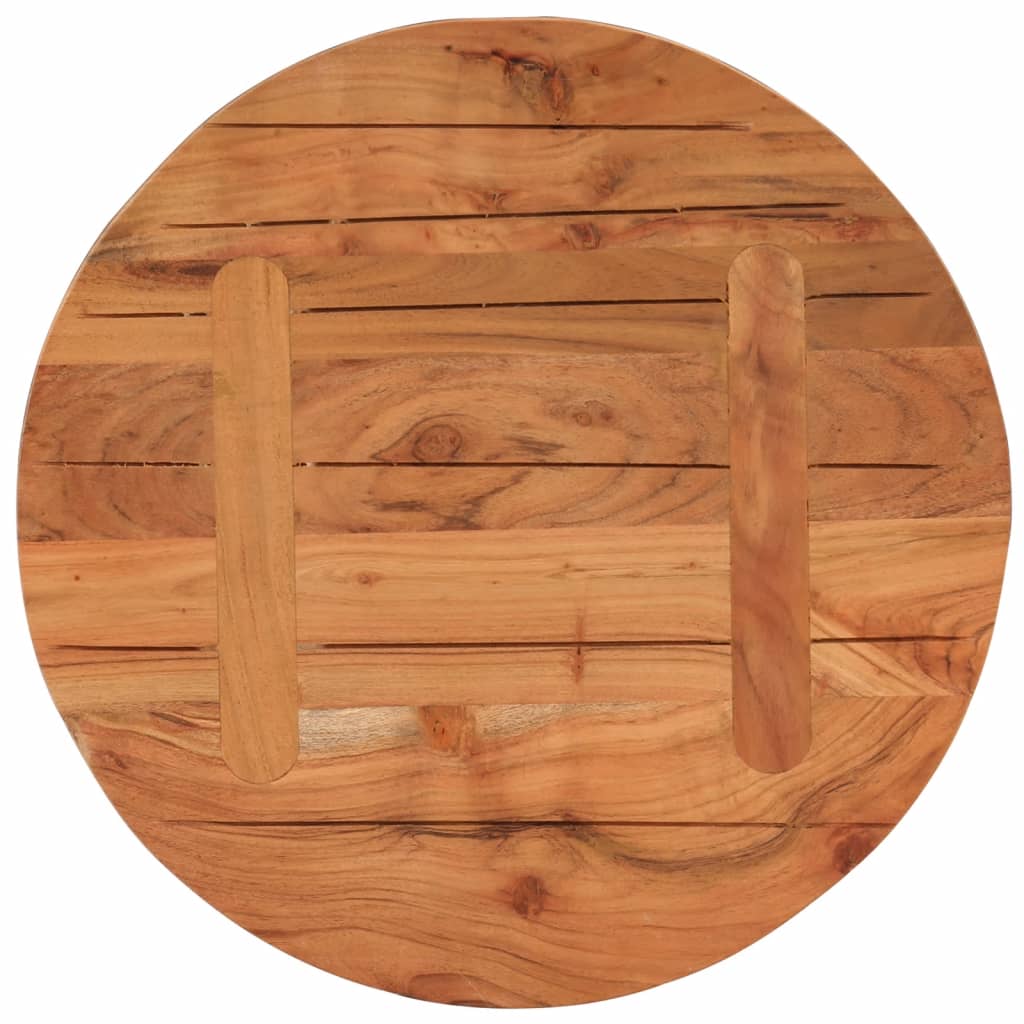 Table Top Ø60x2.5 cm Round Solid Wood Acacia