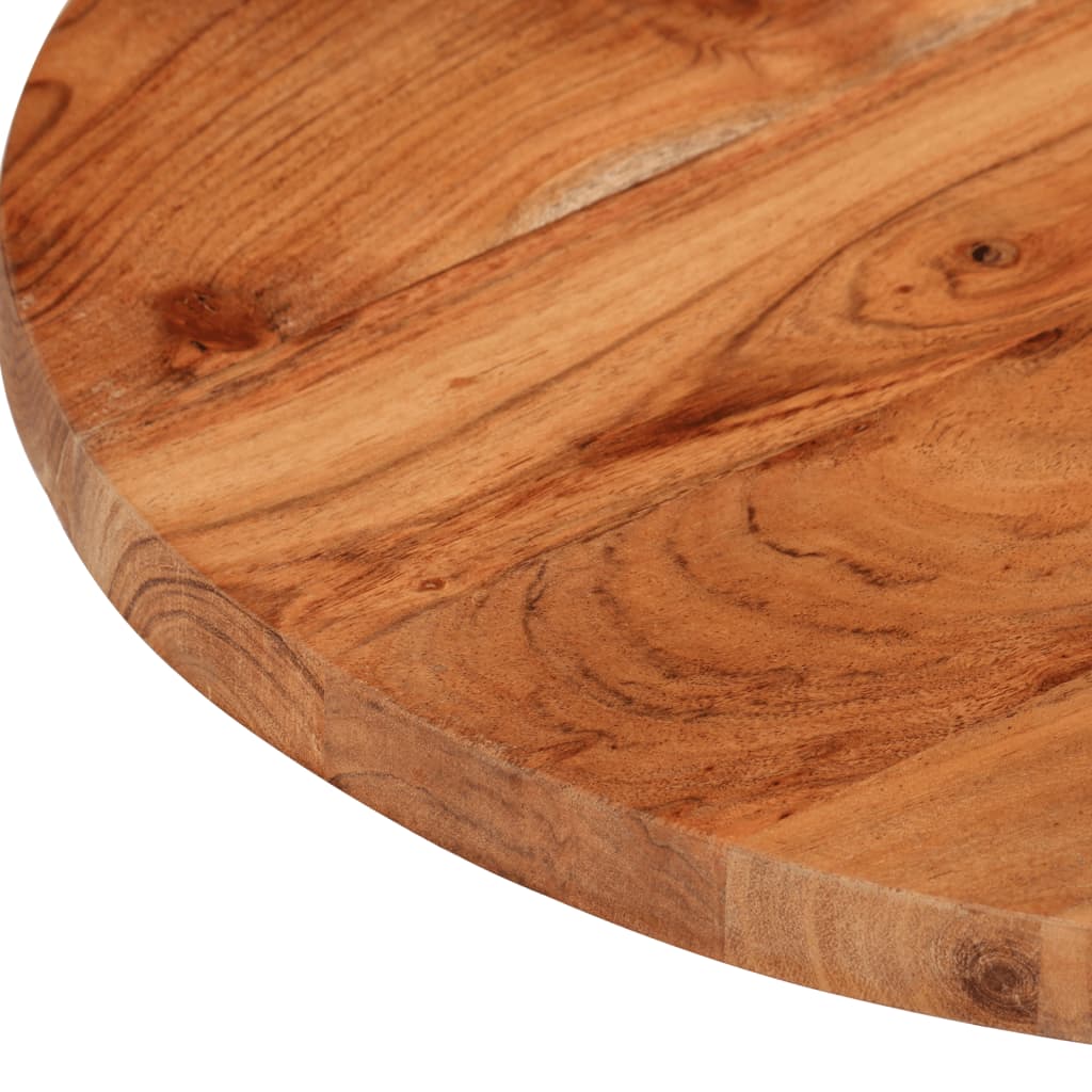 Table Top Ø60x2.5 cm Round Solid Wood Acacia