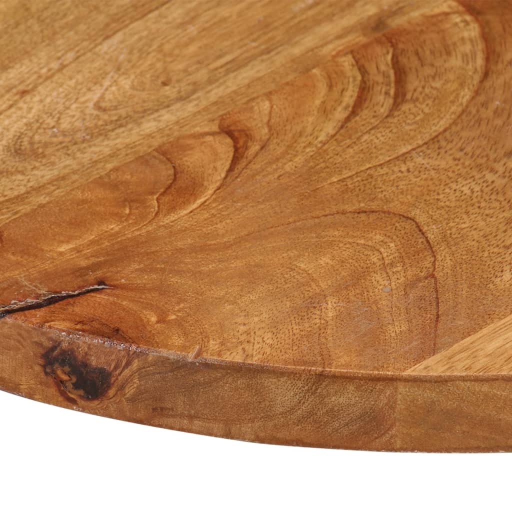 Table Top Ø 80x2.5 cm Round Solid Wood Mango