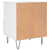 Bedside Cabinet White 40x35x50 cm Engineered Wood