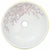 Countertop Basin White and Yellow Round Φ41x14 cm Ceramic