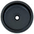 Countertop Basin Black and Blue Round Φ41x14 cm Ceramic