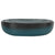 Countertop Basin Turquoise Oval 59x40x14 cm Ceramic