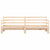 Daybed with Trundle without Mattress 90x190 cm Solid Wood