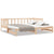 Day Bed with Trundle without Mattress 90x190 cm Solid Wood