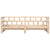 Daybed with Trundle without Mattress 90x190 cm Solid Wood