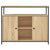 Sideboard Sonoma Oak 100x35x80 cm Engineered Wood