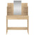 Dressing Table with Mirror Sonoma Oak 96x39x142 cm