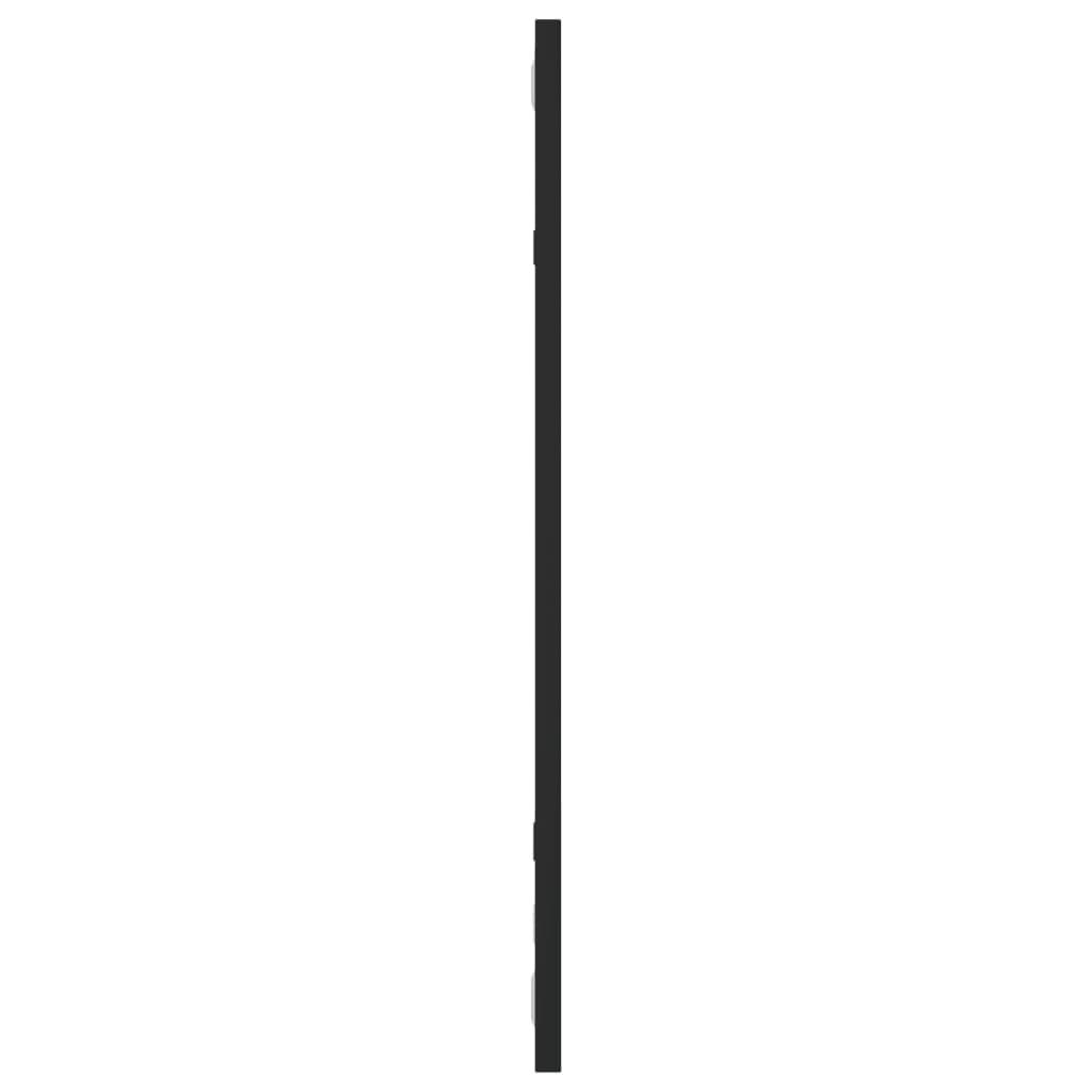 Wall Mirror Black 30x60 cm Rectangle Iron