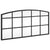 Wall Mirror Black 60x30 cm Arch Iron