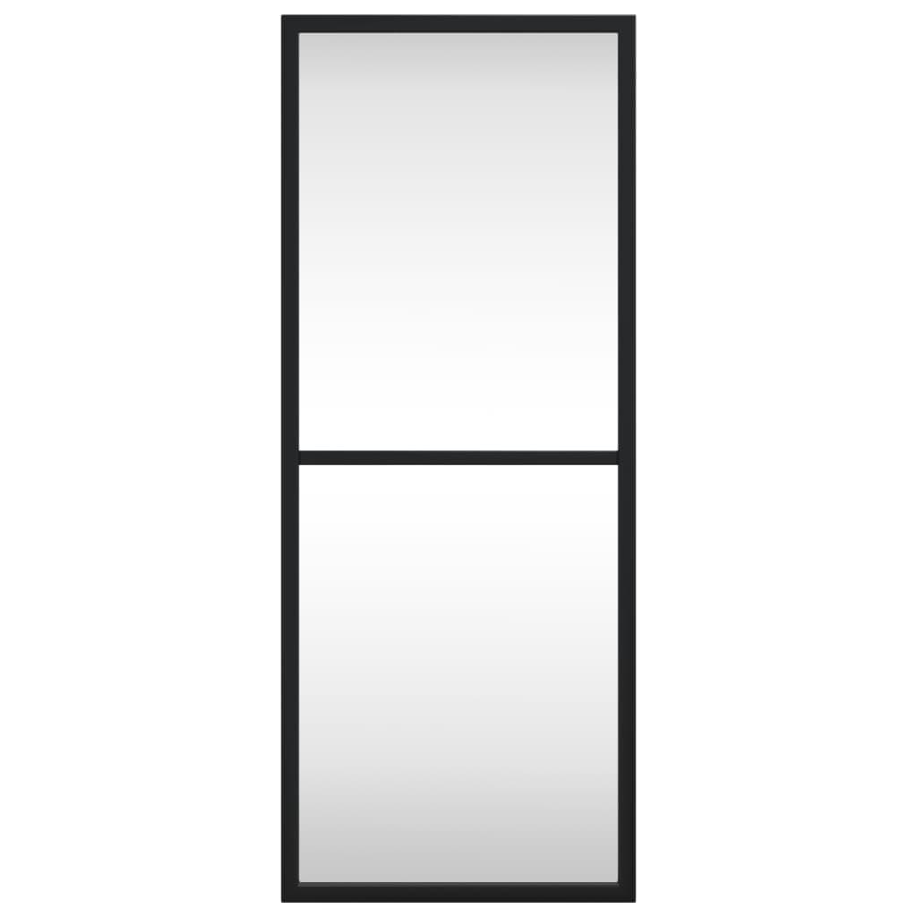 Wall Mirror Black 20x50 cm Rectangle Iron