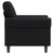 Sofa Chair Black 60 cm Faux Leather