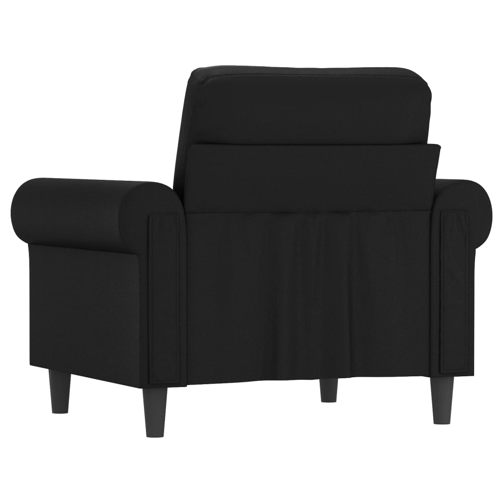 Sofa Chair Black 60 cm Faux Leather