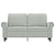 2-Seater Sofa Light Grey 120 cm Velvet