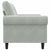 2-Seater Sofa Light Grey 120 cm Velvet