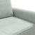 2-Seater Sofa Light Grey 120 cm Velvet