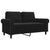 2-Seater Sofa Black 120 cm Velvet