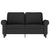 2-Seater Sofa Black 120 cm Velvet