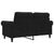 2-Seater Sofa Black 120 cm Velvet