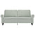 2-Seater Sofa Light Grey 140 cm Velvet