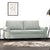 2-Seater Sofa Light Grey 140 cm Velvet