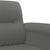 2-Seater Sofa Dark Grey 140 cm Microfibre Fabric