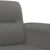 3-Seater Sofa Dark Grey 180 cm Microfibre Fabric