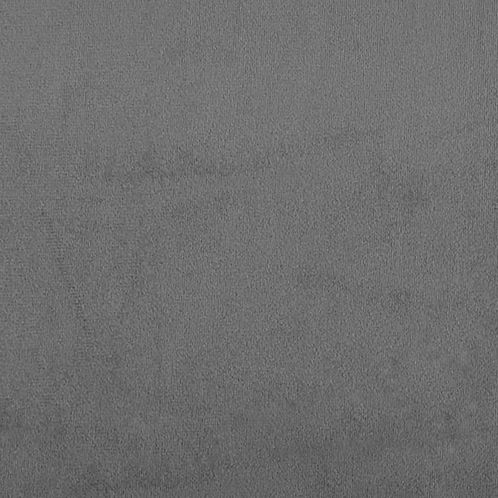 3-Seater Sofa Dark Grey 180 cm Microfibre Fabric