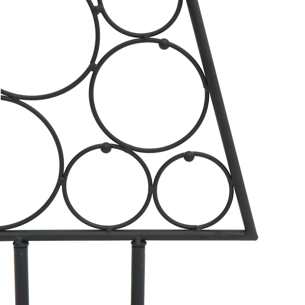 Metal Christmas Tree for Decoration Black 90 cm