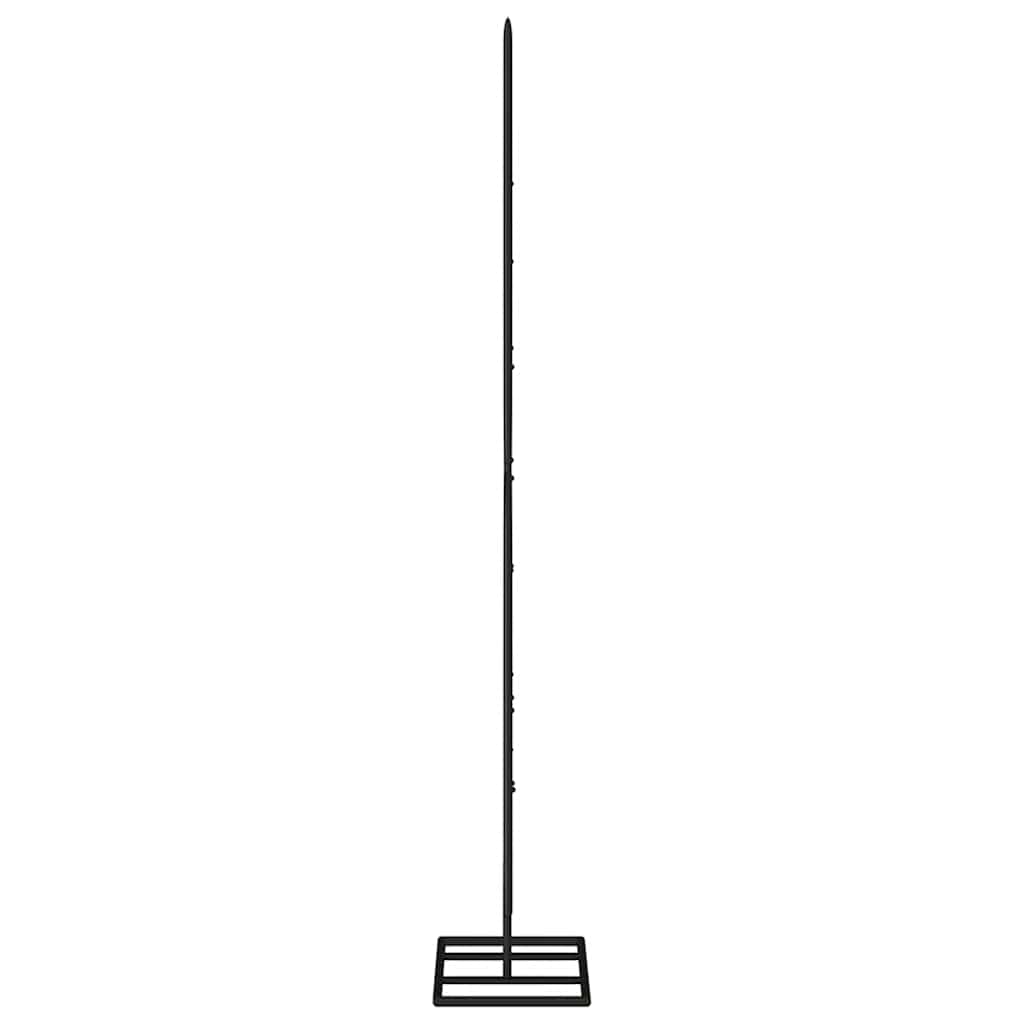 Metal Christmas Tree for Decoration Black 125 cm