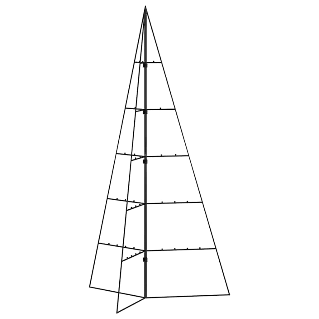 Metal Christmas Tree for Decoration Black 100 cm