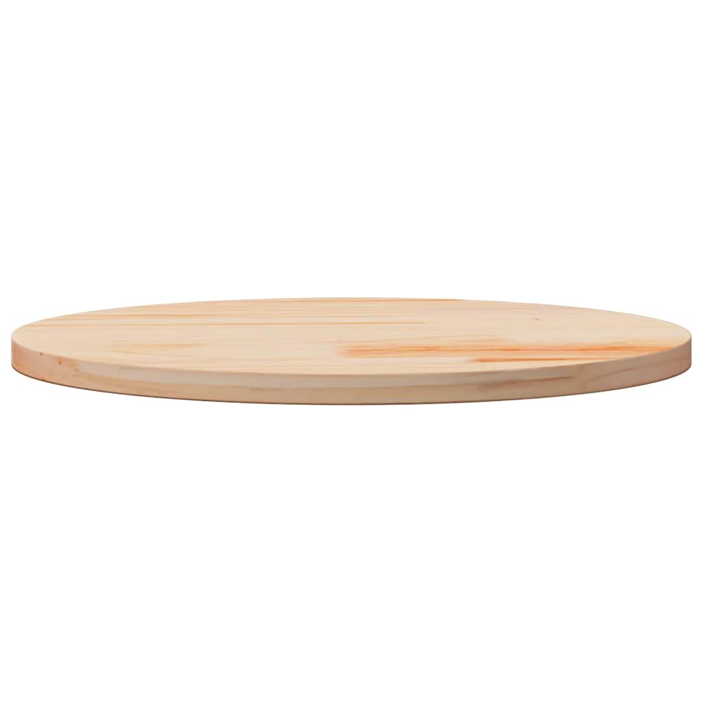 Table Top Round Ø60x3 cm Solid Wood Pine