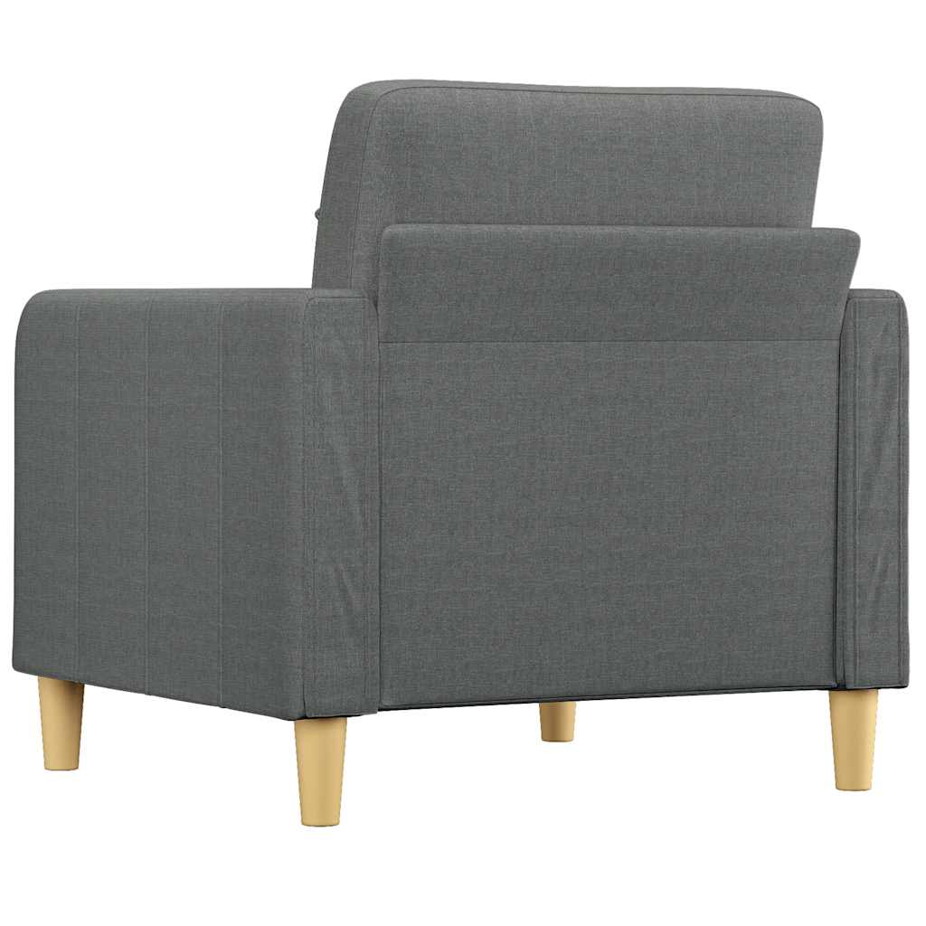 Sofa Chair Dark Grey 60 cm Fabric