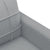 2-Seater Sofa Light Grey 120 cm Fabric