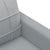 3-Seater Sofa Light Grey 180 cm Fabric