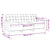 3-Seater Sofa Dark Grey 180 cm Fabric