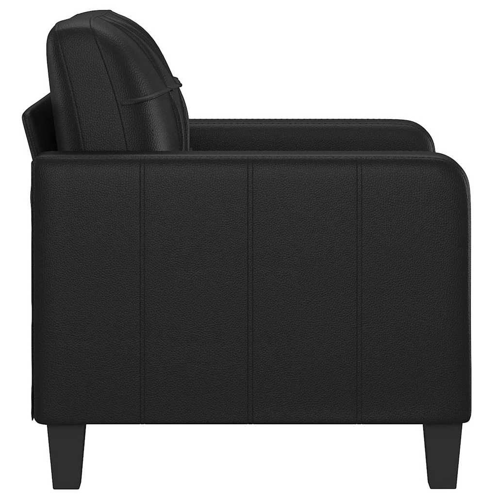 Sofa Chair Black 60 cm Faux Leather