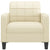 Sofa Chair Cream 60 cm Faux Leather