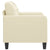 Sofa Chair Cream 60 cm Faux Leather