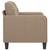 Sofa Chair Cappuccino 60 cm Faux Leather